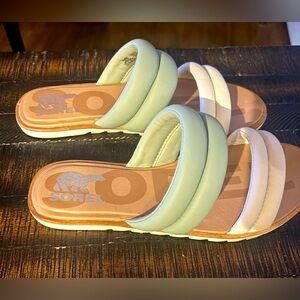 Sorel Ella II Puff Slide Sandal. Size 7.5. Great Condition